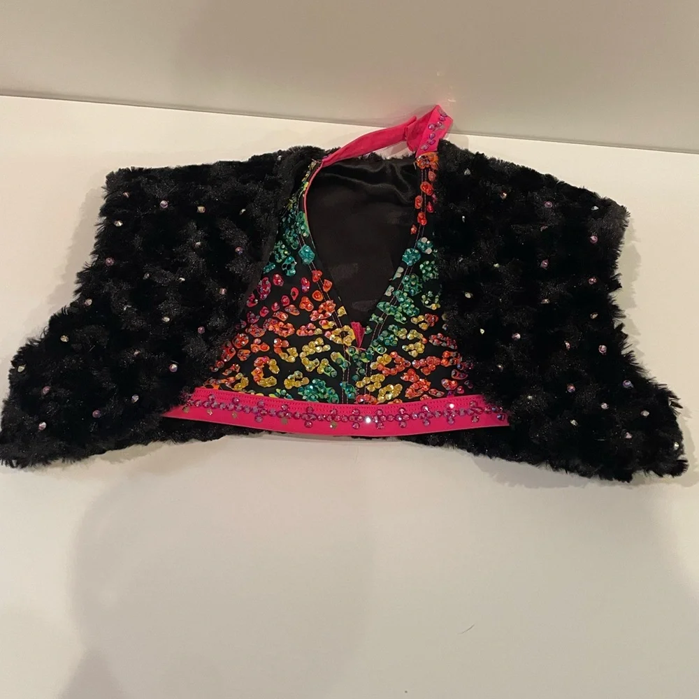 Colorful Girls Dance Costume